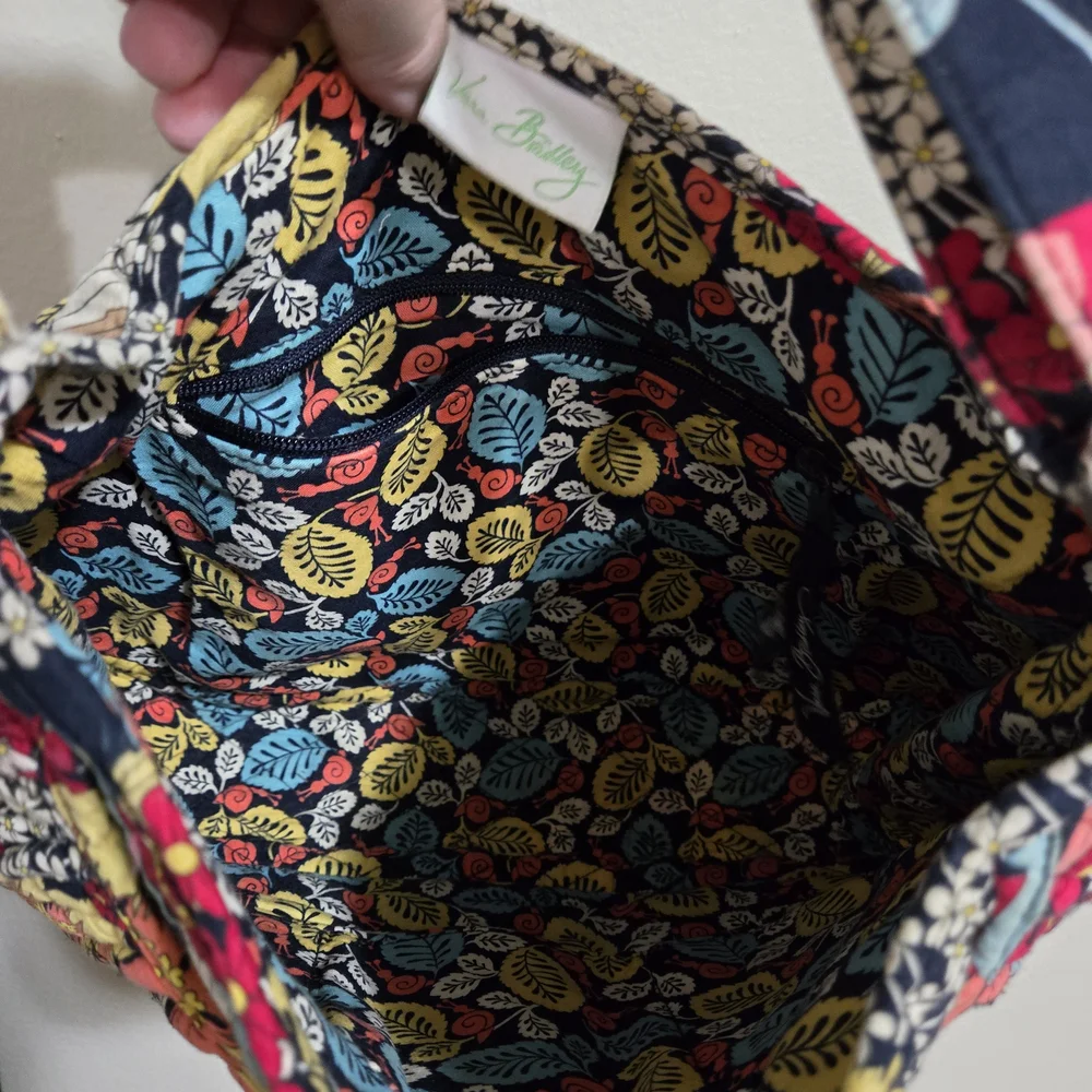 Vera Bradley Happy Snails Saddle Up Crossbody Bag - Picture 7 of 11